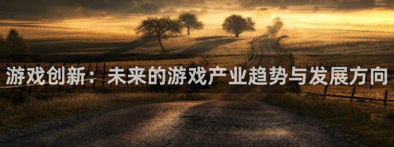 极悦娱乐登录：游戏创新：未来的游戏产业趋势与发展方向